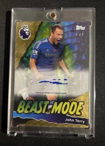 Topps Premier League 2025-26 John Terry Beast Mode Auto 1/1 Superfractor Chelsea for sale on Ebay