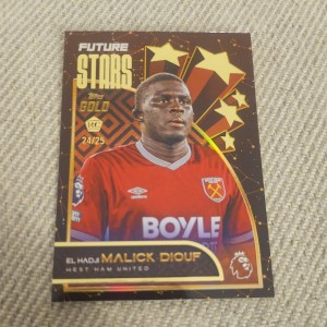 Topps Gold Premier League 2025-26 El Hadji Malick Diouf /25 RC West Ham United  for sale on Ebay