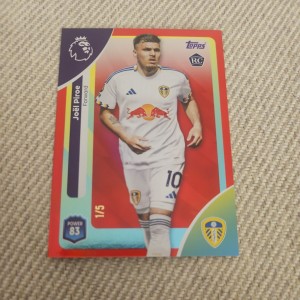 Topps Premier League 2025-2026 Joel Piroe 1/5 Rookie Card Leeds United Bookend  for sale on Ebay