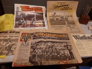 Vintage 1980s Watford FA Cup Final Souvenir Newspaper + Div 1 Football Papers for sale on Ebay