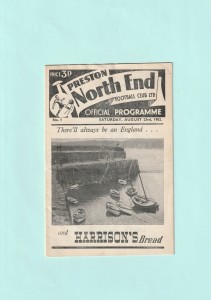 1952-1953 LEAGUE DIVISION 1 : PRESTON NORTH END v LIVERPOOL ON 23RD AUGUST 1952 for sale on Ebay