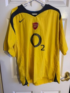 Arsenal 2005-06 Away football shirt | jersey, Mens L o2 for sale on Ebay