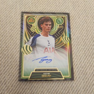 Topps Gold Premier League 2025-26 Archie Gray Auto /75 Tottenham Hotspur for sale on Ebay
