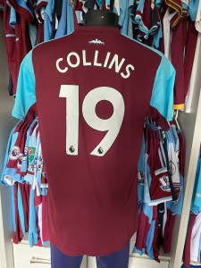 West Ham United - James Collins Match Worn Home Shirt v Newcastle 26/08/17 + COA for sale on Ebay