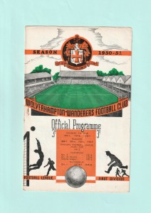 1950-1951 LEAGUE DIVISION 1 : WOLVERHAMPTON WANDERERS / WOLVES v LIVERPOOL for sale on Ebay