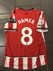 Match Worn Sheffield United Home Shirt Gustavo Hamer Unwashed for sale on Ebay