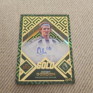 Topps Gold Premier League 2025/26 Anthony Gordon Auto Gold /75 Newcastle United  for sale on Ebay