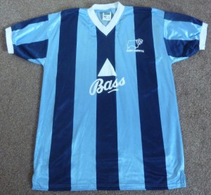 Score draw Official Retro 1985 - 1986 Derby County away football shirt - size XL for sale on Ebay