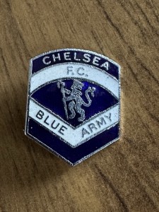 Very Rare Chelsea FC ‘Blue Army’ Enamel Badge By AEW for sale on Ebay