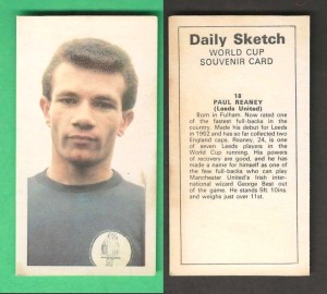 Leeds United Paul Reaney Vintage Football Card  for sale on Ebay