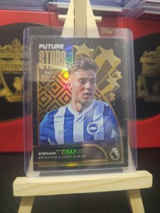 Stefanos Tzimas Rookie 1/1 Future Stars🌟Topps Gold 2025-26 Brighton Hove Albion for sale on Ebay
