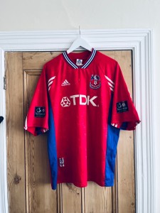 Crystal Palace Rare Player Match Worn Shirt 1998/1999 #13 (Sasa Curcic?) for sale on Ebay