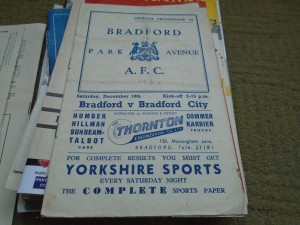 BRADFORD PARK AVENUE V BRADFORD CITY 1954-5 for sale on Ebay