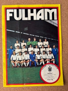 FULHAM V ORIENT. 7TH MAY 1977. DIVISION TWO. for sale on Ebay