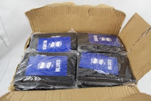 Box of 120 Birmingham City Blues Football Club Soft Black Trifold Wallets New for sale on Ebay