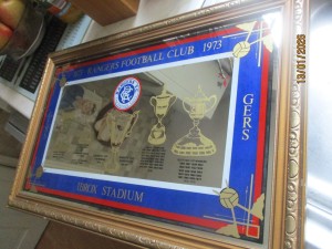 Glasgow Rangers 1873-1973 large wall mirror for sale on Ebay