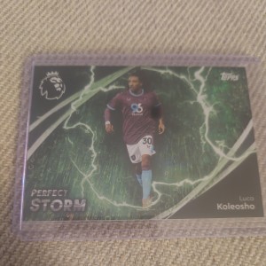 Topps Premier League 2025-26 Luca Koleosho Perfect Storm Burnley FC  for sale on Ebay