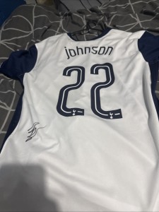 Brennan Johnson Hand Signed Tottenham Hotspur Shirt With Coa (rare!) for sale on Ebay