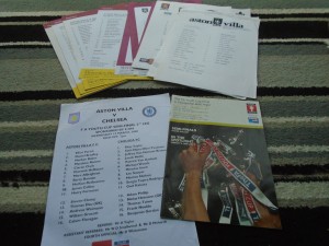 ASTON VILLA IN FA YOUTH CUP 2004 FINAL+2008 SEMI FINAL +18 TEAM SHEETS 1993-2007 for sale on Ebay