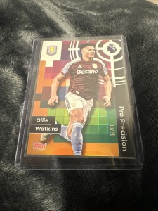 Topps Premier League 2025/2026 Ollie Watkins Pro Precision 8/25 Aston Villa for sale on Ebay