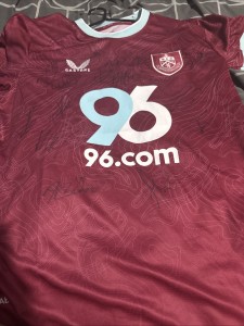 Burnley 2026 Squad Signed Shirt With Coa for sale on Ebay