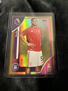TOPPS PREMIER LEAGUE 2026 - MURILLO 21/50  Nottingham Forest for sale on Ebay