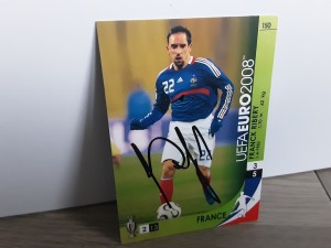 FRANCK RIBERY - FRANCE Signed Panini Euro 2008 Football trading card for sale on Ebay