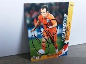 ARJEN ROBBEN - HOLLAND Signed Panini Euro 2008 Football trading card for sale on Ebay