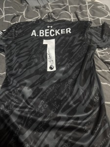 Allison Becker Signed Liverpool Shirt With Coa Rare! for sale on Ebay