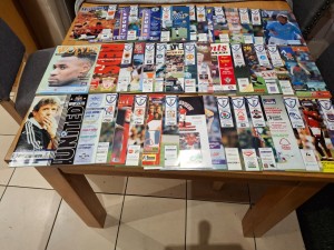 Tottenham Hotspur Programms 1995-96 Full Set of 23 home + 24 away + 2 Binders for sale on Ebay