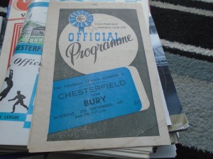 CHESTERFIELD V BURY 1947-8 for sale on Ebay