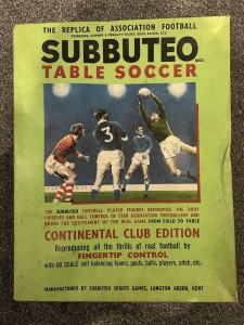 Subbuteo Continental Club Edition Table Soccer Vintage 1970s Football Game for sale on Ebay