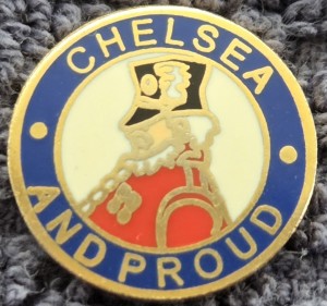 CHELSEA FC BADGE - CHELSEA PENSIONERS - CHELSEA AND PROUD BADGE  for sale on Ebay