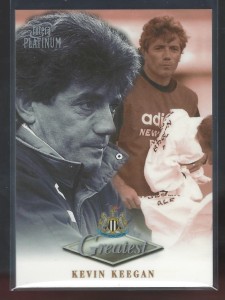 FUTERA PLATINUM 1999 - KEVIN KEEGAN - NEWCASTLE UNITED -  GREATEST CARD for sale on Ebay