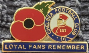 CHELSEA FC BADGE - CHELSEA REMEMBRANCE BADGE - LOYAL FANS REMEMBER for sale on Ebay