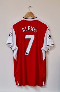 ORIGINAL ARSENAL RARE HOME FOOTBALL SHIRT JERSEY 2016/17 - ADULT 2XL - ALEXIS  for sale on Ebay