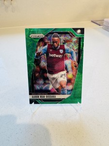 Aaron Wan Bissaka /5 Green 2024-25 Panini Prizm Premier League West Ham for sale on Ebay