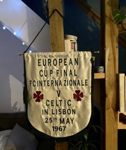 Large Celtic V Inter Milan 1967 Replica Pennant  for sale on Ebay