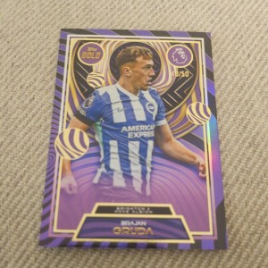 Topps Gold Premier League 2025-26 Brajan Gruda 40/50 Brighton & Hove Albion  for sale on Ebay