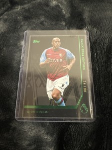 Topps Premier League 2026 Aston Villa Dion Dublin Black Edge - Numbered 74/99 for sale on Ebay