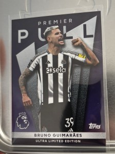 Topps Premier League Newcastle United Bruno Guimaraes 25/26 Premier Pull Card for sale on Ebay
