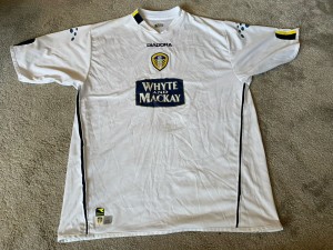 Leeds United Home Shirt Size L for sale on Ebay