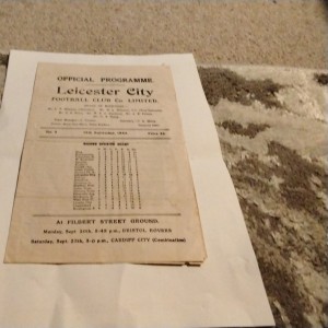 Leicester City v Chesterfield  Football Programme 18/9/1948. for sale on Ebay