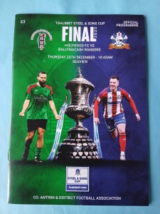 2025/26 Holywood v Ballymacash Rangers - Northern Ireland Steel & Sons Cup Final for sale on Ebay