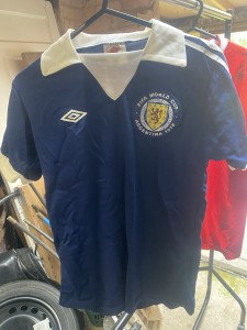 Iconic 1978 World Cup Scotland Football Shirt  Soz Small for sale on Ebay
