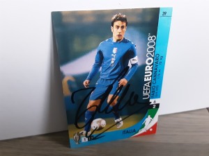 FABIO CANNAVARO - ITALY Signed Panini Euro 2008 Football trading card for sale on Ebay