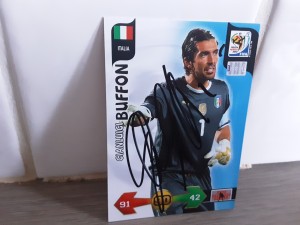 GIANLUIGI BUFFON - ITALY Signed Panini World Cup 2010 Football trading  card for sale on Ebay