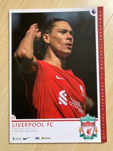 Liverpool FC v Crystal Palace Official Programme 15.8.22 for sale on Ebay