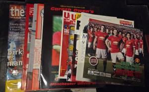 Selection of 10 Manchester United Friendly Programmes--All Listed for sale on Ebay