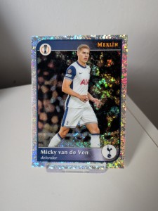 Topps Merlin 24/25 Micky van de Ven Mini Diamond Parallel Tottenham Hotspur for sale on Ebay